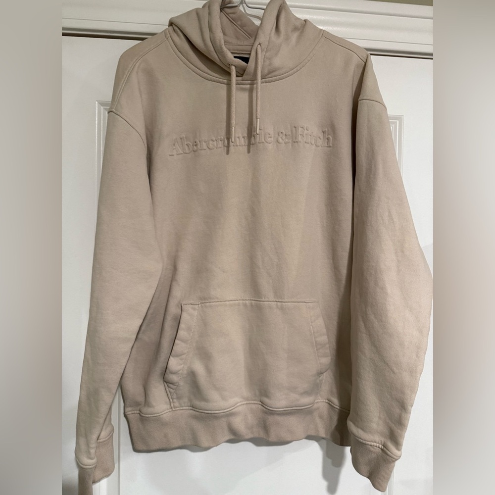 Abercrombie & Fitch Beige Hoodie